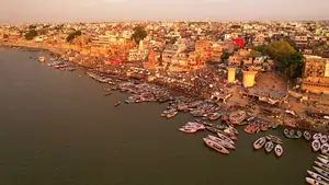 Varanasi ghats in Uttar Pradesh representing salon career growth in the heart of India